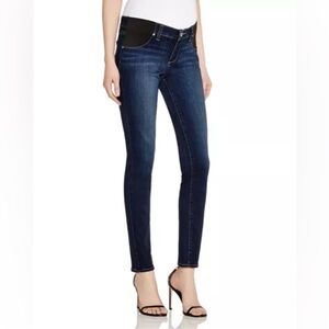 PAIGE Verdugo Ultra Skinny Maternity Jeans Women's Size 28 Stretch Denim